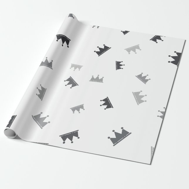 Crooked Crowns | Luxuriöse Hochzeiten Geschenkpapier (Ungerollt)