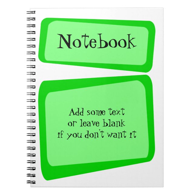 Crooked-Quadrate-Notebook Notizblock (Vorderseite)