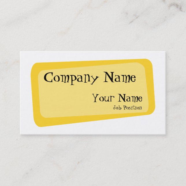 Crooked Squares Visitenkarte (Vorderseite)