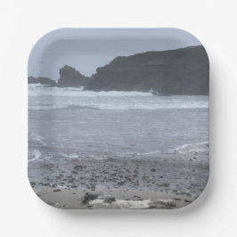 crooklets beach pappteller