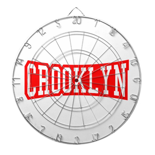 CROOKLYN, NYC DARTSCHEIBE (vorne)