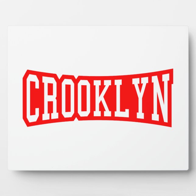 CROOKLYN, NYC FOTOPLATTE (Vorderseite)