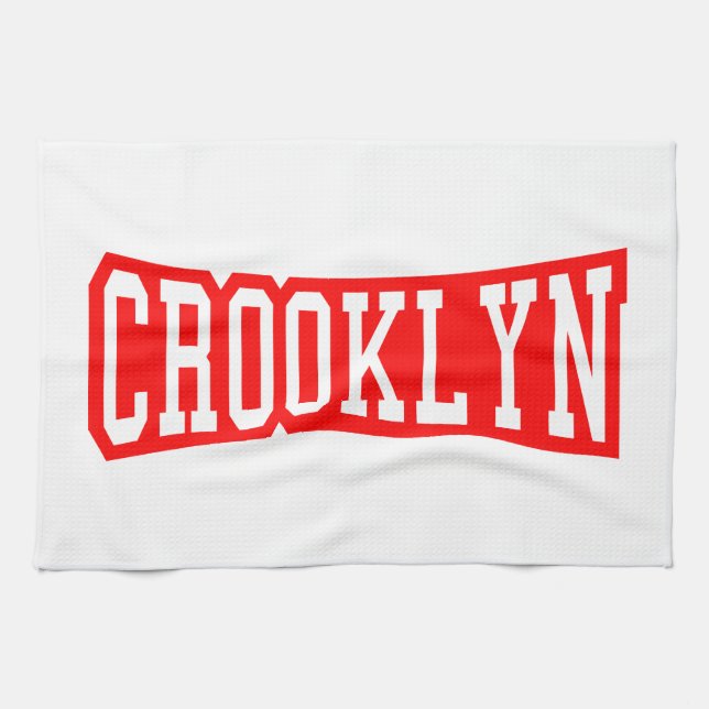 CROOKLYN, NYC GESCHIRRTUCH (Horizontal)