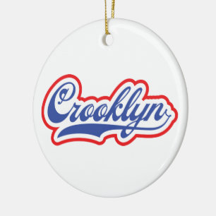 Crooklyn, NYC Keramik Ornament