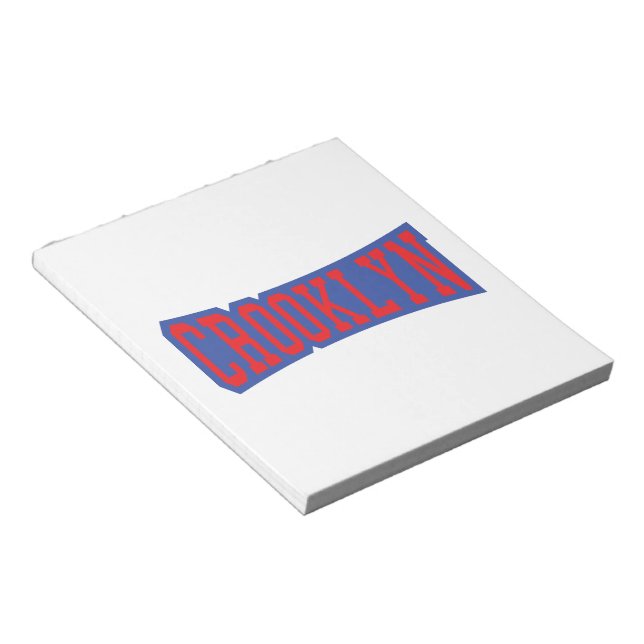 CROOKLYN, NYC NOTIZBLOCK (angewinkelt)