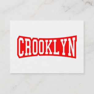 CROOKLYN, NYC VISITENKARTE