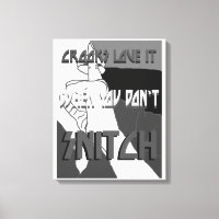 Crooks Liebe Es wackelte Canvas