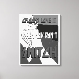 Crooks Liebe Es wackelte Canvas Leinwanddruck