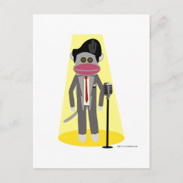 Crooner Monkey Postkarte