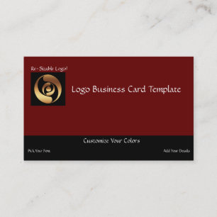 Crop Circle - Gold Circles-Logo Visitenkarte