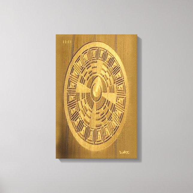 CROP CIRCLE LEINWAND DMT SPIRITUELLE GRAFFITI (Vorderseite)
