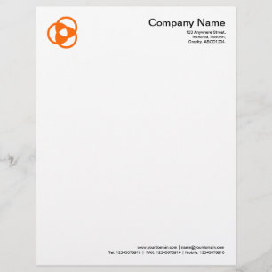 Crop Circle Symbol 05 - Orange Briefkopf