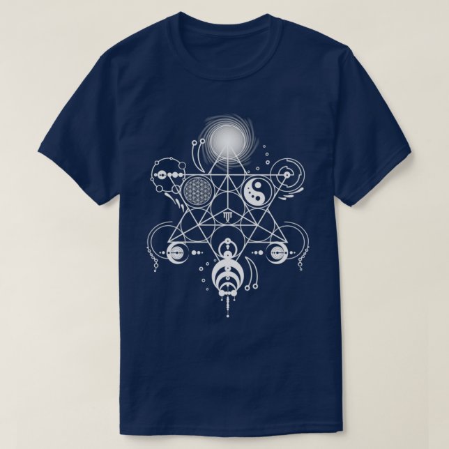 Crop Circles Manafold Art T-Shirt (Design vorne)