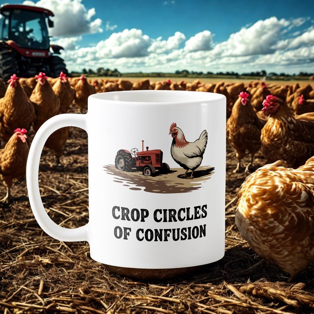 Crop Circles of Confusion | Rural Life Humor Kaffeetasse (Von Creator hochgeladen)