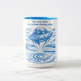 CROP CIRCLES ZWEIFARBIGE TASSE