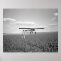 Crop Duster, 1938. Vintages Foto
