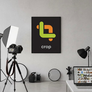 Crop Icon Poster