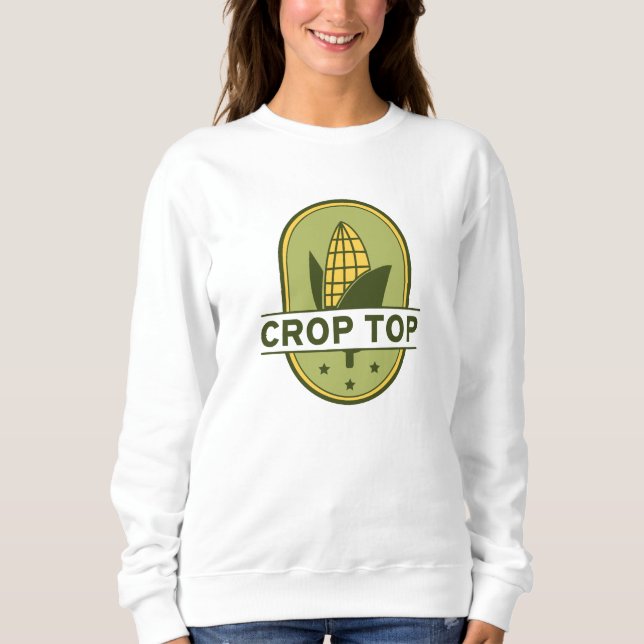 Crop Ober Sweatshirt (Vorderseite)