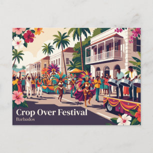 Crop Over Festival Barbados Postkarte