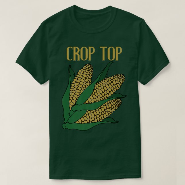 Crop Top Mais Funny Bauer Cooler Vintager Bauer (Design vorne)