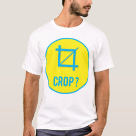 CROP - typografischer T - Shirt