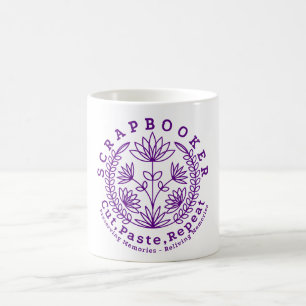 Cropper Scrapbook Bastler Kaffeetasse