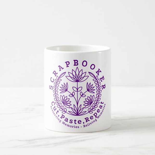 Cropper Scrapbook Bastler Kaffeetasse (Mittel)