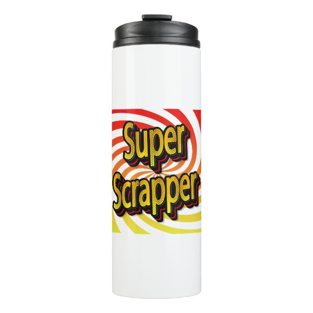 Cropper Scrapbook Bastler Thermosbecher (Vorderseite)