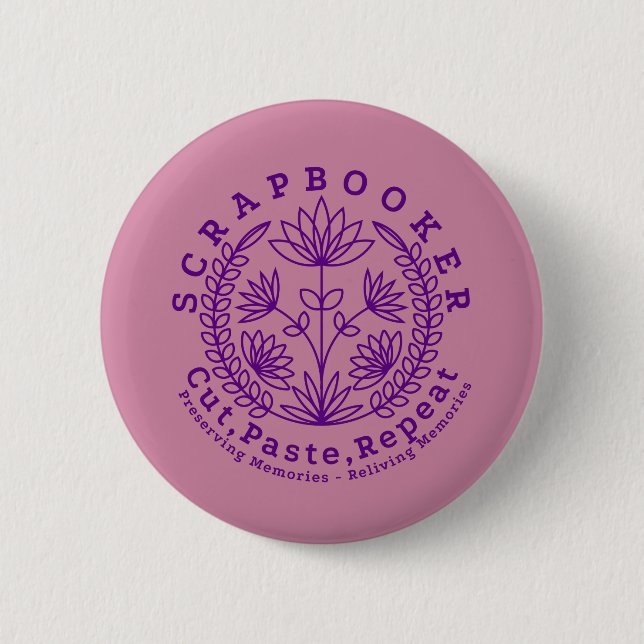 Cropper Scrapbook Crafter Button (Vorderseite)