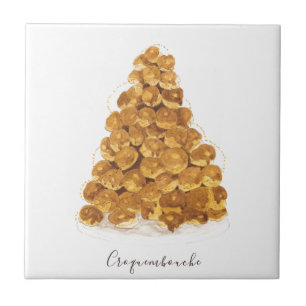 Croquembouche-Aquarell Fliese