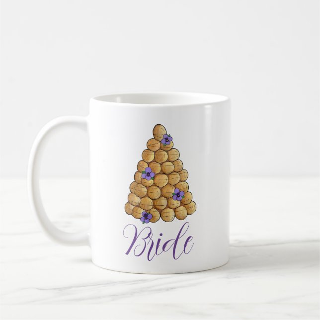 Croquembouche Choux Pastry Wedding Cake Bridge Kaffeetasse (Links)