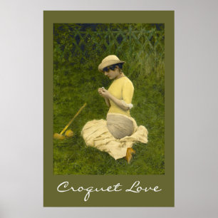 croquet love poster