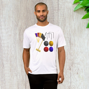 Croquet-Set Herren Aktiv T-Shirt