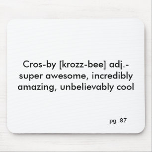 crosby Definition Sidney Mousepad