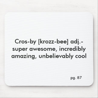 crosby Definition Sidney Mousepad