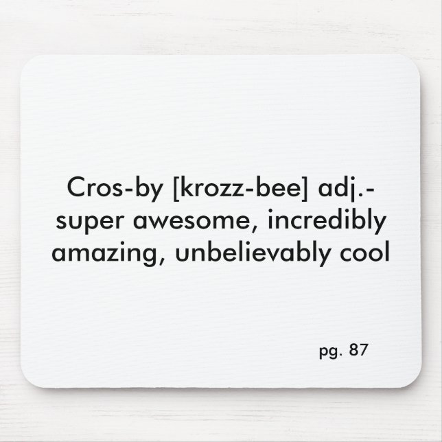 crosby Definition Sidney Mousepad (Vorne)