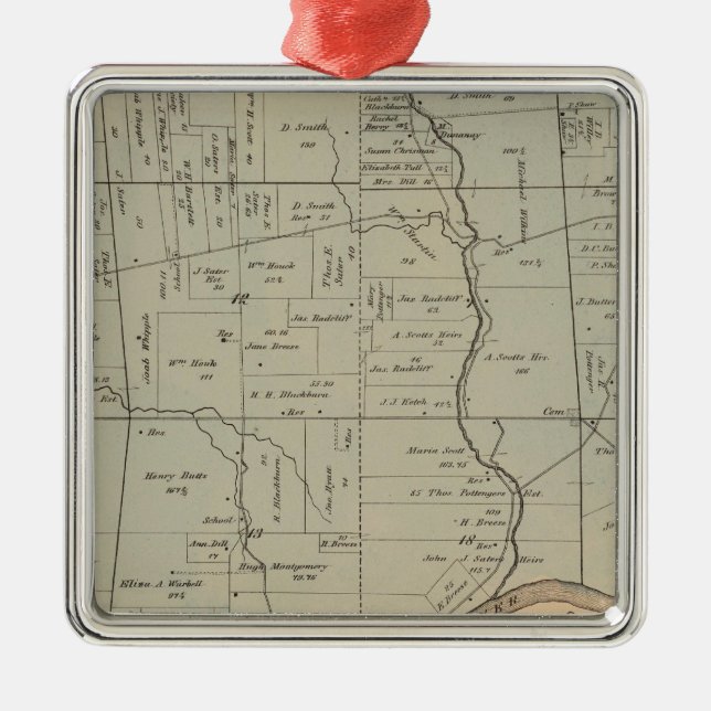 Crosby, Ohio Ornament Aus Metall (Vorne)