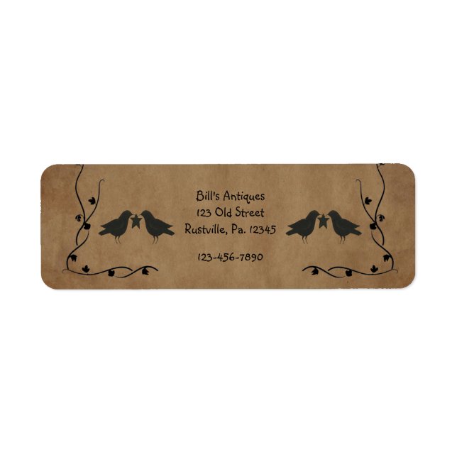 Crosen und Star Small Product Label (Vorne)