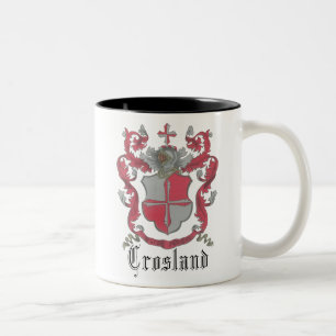 Crosland Wappen Helle-Gut Tasse