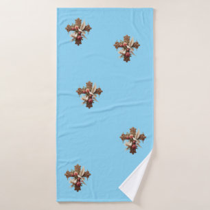 Cross and Doves PNG Clipart - Religious Christian Badehandtuch