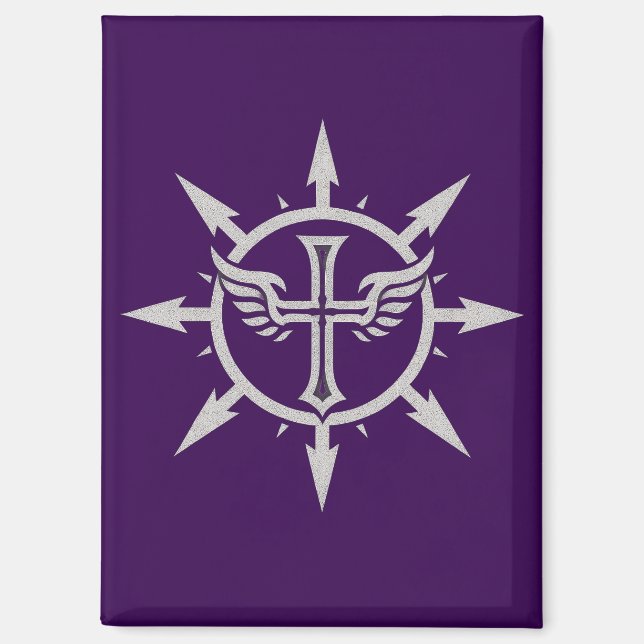 "Cross and Wings Emblem" Magnet (Vorderseite)