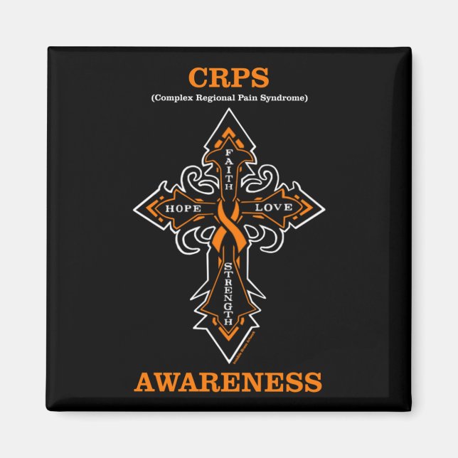 Cross/Awareness.. CRPS Magnet (Vorne)