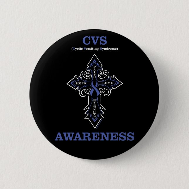 Cross/Awareness..CVS Button (Vorderseite)
