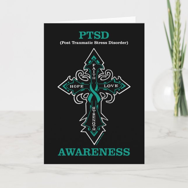 Cross/Awareness...PTSD Card Karte (Vorderseite)