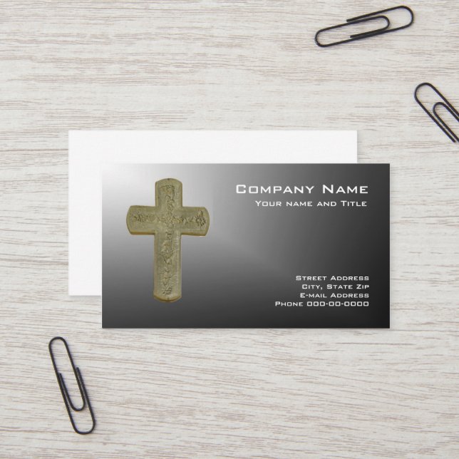 Cross-Business-Card Visitenkarte (Vorderseite/Rückseite Beispiel)
