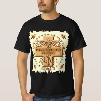 Cross Caduceus RN Nurse T-Shirt