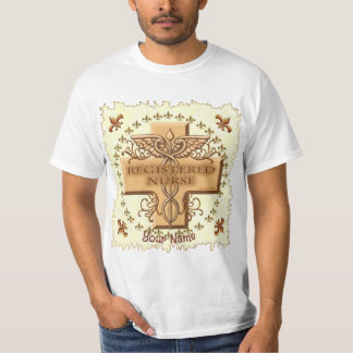 Cross Caduceus RN Nurse T-Shirt