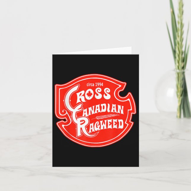Cross Canadian Ragweed Karte (Vorderseite)