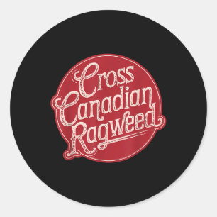 Cross Canadian Ragweed Runder Aufkleber