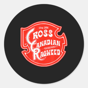 Cross Canadian Ragweed Runder Aufkleber